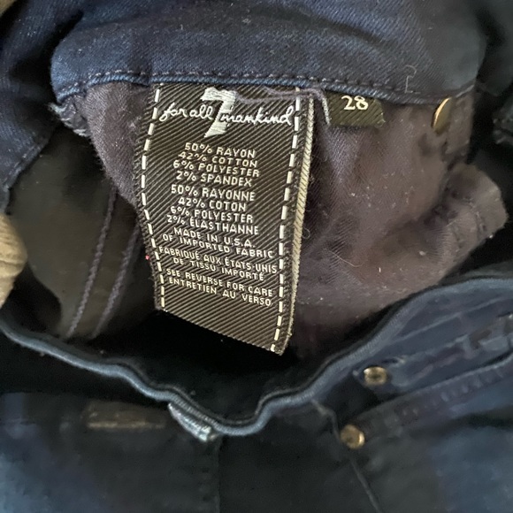 7 for All Mankind Skinny Jean - Size 28 - Picture 6 of 6